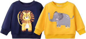 Patpat Baby Boy Animal Pattern Hoodie