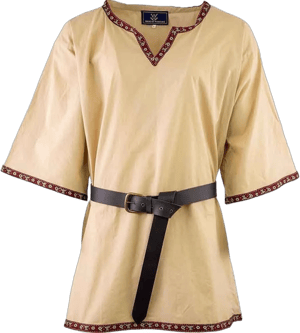 Embroidered Viking Cotton Tunic