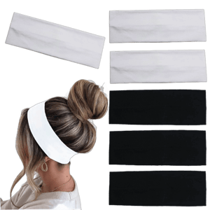 Women's Cotton Elastic Headbands (6 Pcs)