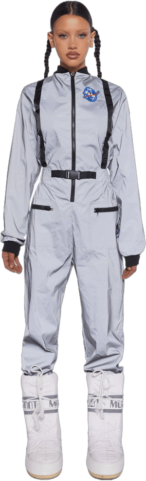 NASA-TY Reflective Flight Suit Costume