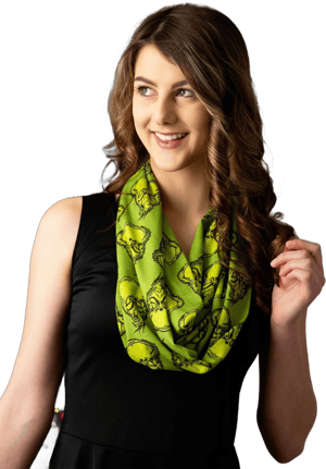 Dr. Seuss The Grinch Jersey Scarf