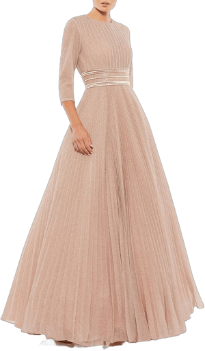 Mac Duggal Women's Shimmer Ball Gown