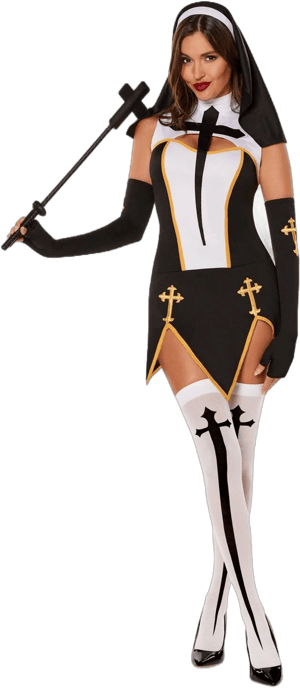 Spirit Halloween Sexy Nun Costume