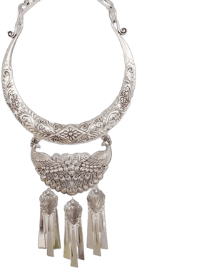 Hmong Miao Silver Necklace