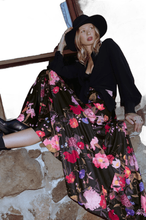 Blackmilk Nymph Garden Maxi Skirt