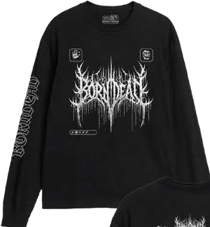 Born Dead Goth Alternative Long Sleeve Shirt