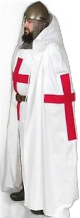 Medieval Tunic & Cloak Latin Cross Renaissance Cape Men Cosplay