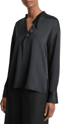 Vince Women's Silk Draped Blouse