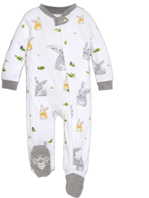 Burt's Bees Baby Boys' Bunny Trail Organic Cotton Sleep & Play