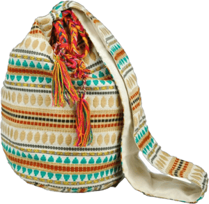 Boho Embroidered Crossbody Bucket Bag