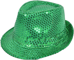 Sequined Fedora Hat