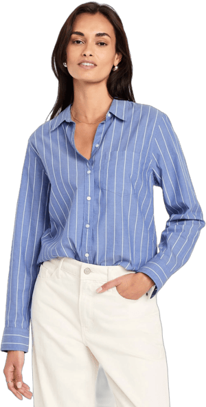 Old Navy Women's Classic Button-Down Shirt