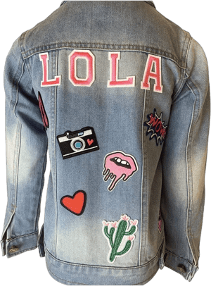 Customizable Patch Denim Jacket