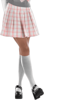 Womans Adult Amscan 90's Plaid Mini Skirt