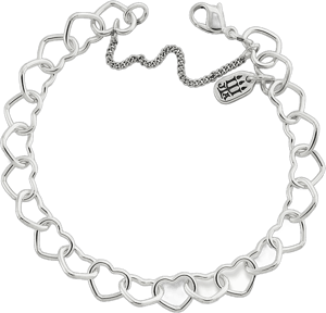 James Avery Connected Hearts Sterling Silver Charm Bracelet