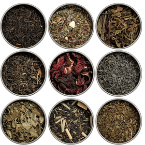 Heavenly Tea Leaves Assorted Tea Sampler, 9 Assorted Loose Leaf Teas & Tisanes