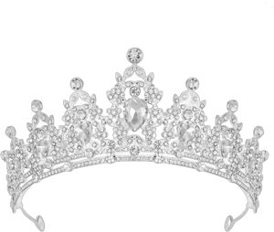 Crystal Queen Silver Tiara