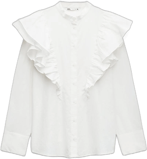 Zara Women's Ruffled Blouse