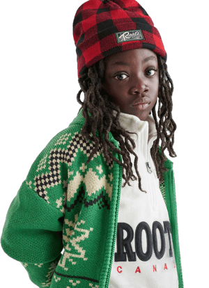 Roots Kids Cabin Shawl Fair Isle Cardigan Shirt