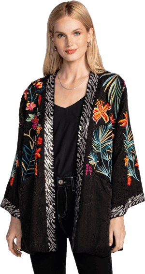 Johnny Was Women's Monica Floral Kimono