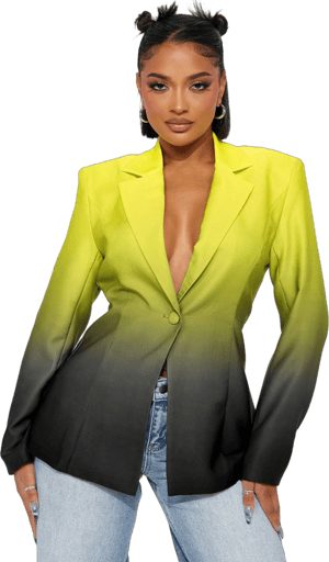 Fashion Nova Eliza Ombre Blazer