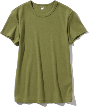 UNIQLO Women's Soft Ribbed T-Shirt