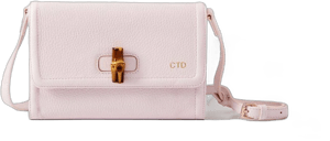 Emily Bamboo Leather Convertible Clutch