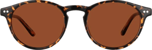 Zenni Retro Round Sunglasses Plastic Full Rim Frame