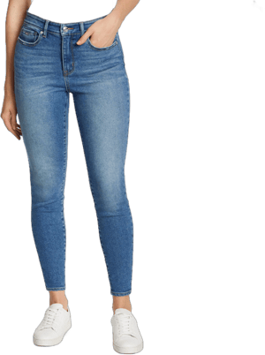 Nine West Women's High-Waisted Skinny Jeans with Slimming Pocket