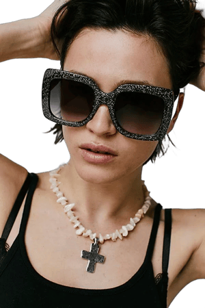 Free People Sugar Oversized Square Sunglasses