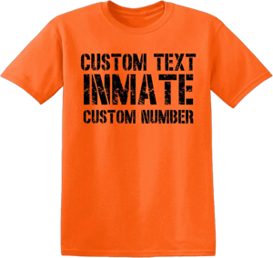 Matching Funny Humorous Inmate Prison T-Shirts