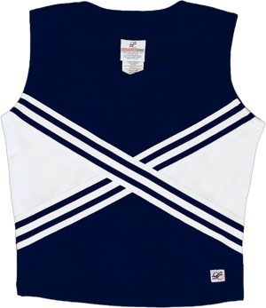 Cheerleading Company Sweetheart Neck Criss Cross Cheer Uniform