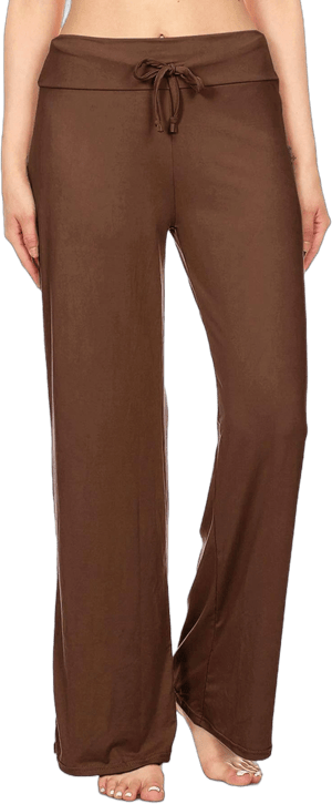 Women's Drawstring Wide Leg Pajama Pants