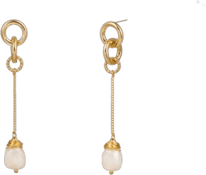 Hollywood Sensation Baroque Pearl Drop Earrings