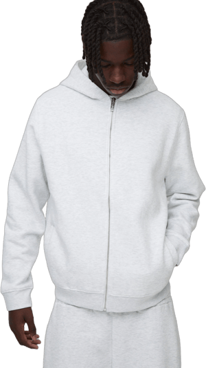 BoohooMAN Men's 330GSM Basic Zip Through Hoodie