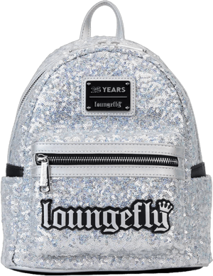 Loungefly 25th Anniversary Logo Holographic Mini Backpack