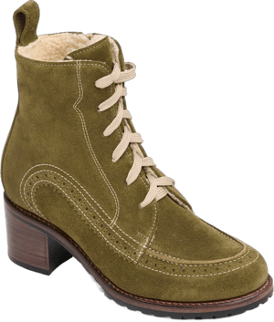 The Office of Angela Scott Miss Esme Suede Lace-Up Ankle Boots Women's