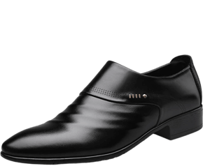 Men's Leather Slip-On Oxfords