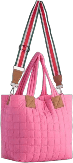 Quilted Tote & Crossbody Bag