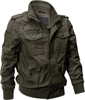 EKLENTSON Men's Jacket Military Jacket Bomber Jacket