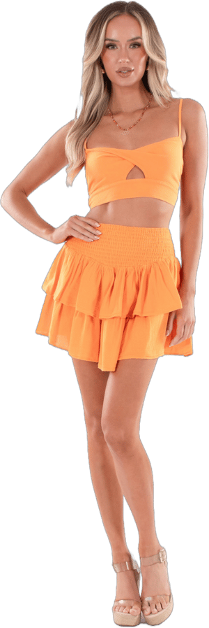 Seaspice Amber Cut Front Crop Top