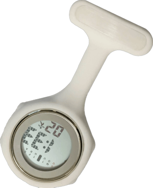 Nurse Watch with Digital Display Pin-On