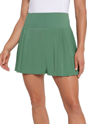 CALIA Women's 14” Side Pleat Golf Skort