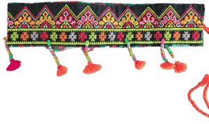 Hmong Handwork Headband with Beads and Tassels (Hmong Handwork)