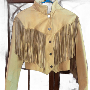 Wilsons Fringe Buckskin Jacket