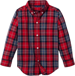 Janie and Jack Boys' Plaid Button-Down Shirt