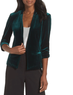 Eliza J Women's Velvet Blazer