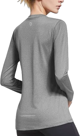 Women's Long Sleeve Moisture Wicking Workout Tops