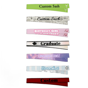 Personalized Sash