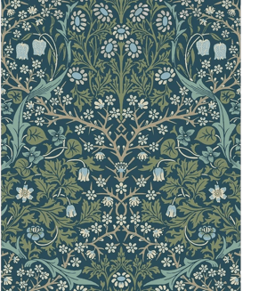 NextWall Victorian Garden Floral Peel and Stick Wallpaper